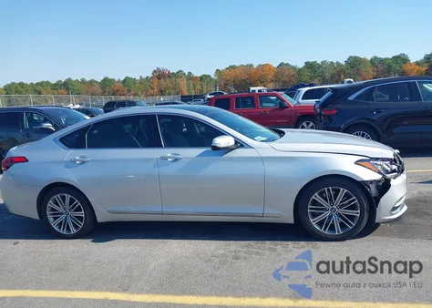 2018 Genesis G80 3.8 из США, поврежденный, VIN KMHGN4JE4JU230664